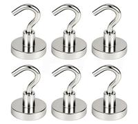 ZFYQ Magnetic Hooks 32mm 83lbs 6Pcs