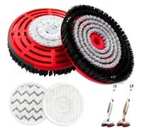 Zfyzxt Steam Mop Replacement Brush Head Compatible with Shark Steamer S7000/S7001/S8201 Series, 2 Pack Steam Mop Scrub Brush Pads for Shark, Deep Clean Hardwood & Tile Floors and Polishing