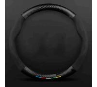 ZFZFC Car Steering Wheel Covers for Mercedes Benz B-Class B180 B180d B200 B200d 2009-2023, Comfortable Breathable Microfiber Leather Anti Slip Car Steering Wheel Protector,OType-Ablack