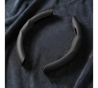 ZFZFC Car Steering Wheel Covers for Smart Brabus Forfour Fortwo Roadster, Comfortable Breathable Microfiber Leather Anti Slip Car Steering Wheel Protector,A