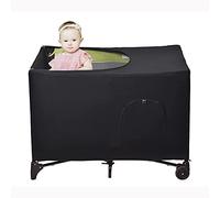 ZFZGFRCS Pack N Play Crib Canopy Breathable Net Sleep Shade Blackout Travel Crib Canopy Cover and Tent for Indoor Or Outdoor
