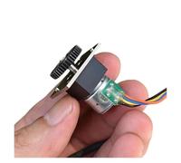 ZGA12-15BY 15MM 2-Phase 4-Wire Gear Stepper electronic starter Full Metal Gearbox Stepping electronic starter Gear DIY Robot Monitor Camera BIANMTSW