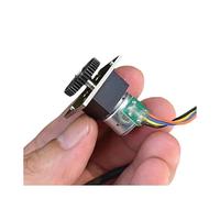 ZGA12-15BY 15MM 2-Phase 4-Wire Gear Stepper electronic starter Full Metal Gearbox Stepping electronic starter Gear DIY Robot Monitor Camera RUAJOGYNVM