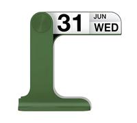 ZGantrix Flip Perpetual Calendar, Desk Calendar 2024-2025 For Daily Office Home Decor Desk Ornament Desk Accessories Home Office Decor Monthly Weekly Daily Desktop Perpetual Calendar (Green)