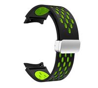 ZGBQHQN 20mm Silicone Strap for Galaxy Watch 7 6 5 4 40mm 44mm 5Pro 45mm Buckle No Gaps Band 6 Classic 43mm 47mm 42 Bracelet watchbands