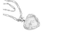 ZGBQHQN 925 Silver Necklace For Women Double Layered Heart Swallow Necklace Gold Plated O Clavicle Chain Silver
