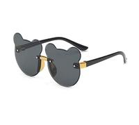 ZGBQHQN Cartoon copy children sunglasses progressive ocean sunglasses new cat ears rimless glasses