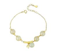 ZGBQHQN Chinese Hetian Jade Festival Bracelet 925 Silver Retro Temperament Hand Ornaments