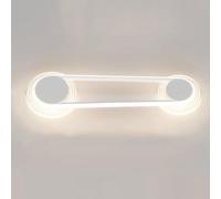 ZGBQHQN Modern Minimalist Style LED Creative Design Living Room Wall Mount Light Fixtures Creative Design Studyroom Wall Sconces Lamp Black/White/Gold Iron Metal Lamp Body Acrylica Lampshade Wall L