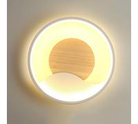 ZGBQHQN Modern Minimalist Style LED Creative Design Living Room Wall Mount Light Fixtures Creative Design Studyroom Wall Sconces Lamp White/Gray Hardware Metal Lamp Body Lampshade Wall Lantern