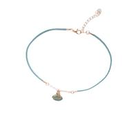 ZGBQHQN Velvet Choker Necklace Blue Shell Imitation Pearl For Women Gift