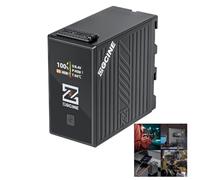 ZGCINE BT-NPF970 70Wh Replacement Battery for NP-F970 with USB-C PD 36W Fast Charge, Regulated D-Tap Output, OLED Display and 8.4V/10A BP Output for Cameras, LED Lights and Film Production