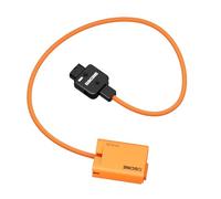 ZGCINE D-Tap for Nikon EN-EL25 Dummy Battery,60cm Nylon Braided Cable, Rotated 180° D Tap for Nikon Z50, Z30, Z FC, Z50II
