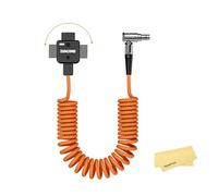ZGCINE DT-LM D-Tap to LM 2Pin Male Coild Power Cable for Select RED ARRI and SONY Camera- 60CM/1.96FT