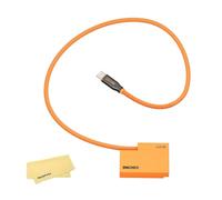 ZGCINE PD-LPE17 USB-C PD to LPE17 Dummy Battery Cable Power Cable for Canon EOS R8 R10 R50 R100 RP Rebel T6i, T6s, T7i, T8i, 60cm Length, No Pop-Up (Input 9V-12V)