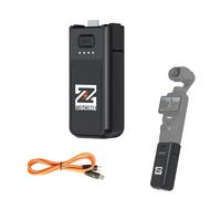 ZGCINE PK-H01 Battery Grip for DJI OSMO Pocket 3, 7.7V/1600mAh Pocket3 Battery Handle Replaced,Fast Charging,Reserved 1/4”Thread,Support Directly Data Transmission