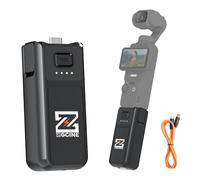 ZGCINE PK-H01 Battery Handle for DJI OSMO Pocket 3, 7.7V/1600mAh (1.0X Charge), 17W PD Fast Charging, Battery Grip with 1/4" Thread + Arri Hole