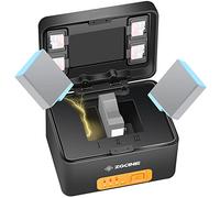 ZGCINE PS-G10 Wireless Battery Charger for GoPro Hero 12/11/10/9/8/7/6/5 Black Battery,Fast Charging Case