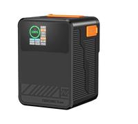 ZGCINE V Mount Battery X160,10500mAh 156Wh Mini V-Mount Battery with IPS Display,PD100W Fast Charging,D Tap/Dual USB C/BP/Dual DC Ports,for Camera,Camcorder,Phone,Monitor,Video Light,Filmmaking