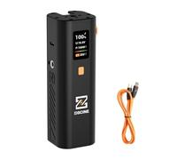 ZGCINE ZG-H50 Mini Battery Grip 50Wh/14.8V, USB-C PD 65W & D-Tap Port with 0.96" OLED Display for Video Lights, GoPro, Cell Phones (1/4 Screw Holes for Expansion)