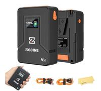 ZGCINE ZG-V50 Mini V Mount Battery, 50Wh 14.8V 3400mAh, Support PD Chargering with D-TAP BP USB-C USB-A Output for BMPCC 4K 6K Pro, ZCAM, Canon EOS R5C, Sony FX3