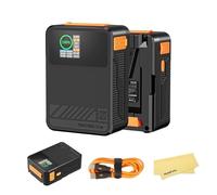 ZGCINE ZG-X50 V2.0 52Wh/14.8V V-Mount Battery with 1.3-inch IPS Screen for Real-time Detection for Battery Status, Power for Camera, Camcorder, Monitor, LED Video Light, Smartphones