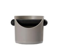 ZGCrumphant 1PC Coffee Grounds Powder Bucket Espresso Machine Handle Knockbox Container Organizer Dregs Slot Waste Dregs Recycling Bin (Grey)