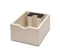 ZGCrumphant Coffee Grounds Box Home Knocking Bucket Bar Counter Waste Powder Cake Storage Box Plastic Coffee Grounds Box(White)