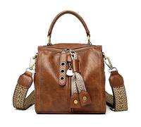 ZGCrumphant Crossbody Bag Purses and Handbags for Women Casual Leather Shoulder Tote Female Articles Women's Cross Body Bags(Yellow)