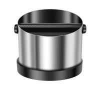 ZGCrumphant Knock Box with Knock Bar Stainless Steel Box Espresso Coffee Container Fit Most Espresso Machines for Cafe Home Restaurant Bar