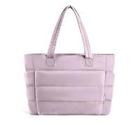 ZGCrumphant Quilted Travel Bag Tote Bag | Cotton Padded Female Quilting Puffy Shoulder Shopper Purse Simple Daily