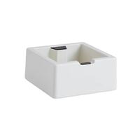ZGCrumphant White Black Coffee Knock Box Home Bar Waste Bucket Coffee Machine Handle Placement Box(Off-White)