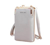 ZGCrumphant Women Small Wallet Satchel Bag Bags Women Mini Matte Leather Shoulder Messenger Bag Clutch Ladies Phone Bag Purse Handbag for Keyring(Grey)