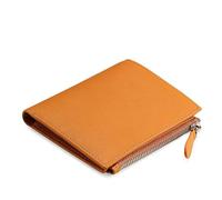 ZGCrumphant Women's Short Leather Wallet Wallet with Multiple Card Slots Zero Wallet Large Capacity Card Bag Business Card Bag for Keyring(Dark Green)