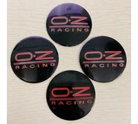 ZGCYK Car Hub Center Cap Wheel Covers for OZ 62MM Wheel Centre Caps Stickers Tyres Rims Emblem Decal Protector Replacement Accessories,Blackstyle