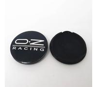 ZGCYK Car Hub Center Cap Wheel Covers for OZ Racing M595 O.Z 62MM Wheel Centre Caps Tyres Rims Emblem Protector Replacement Accessories,BlackWhite
