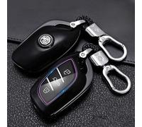 ZGCYK Car Remote Control Key Shell Key Cover for MG ZS MG3 MG4 MG5 Scorpio MG6pro MG MULAN MG Navigator MG HS Key Pouch Key Fob Cover Case Gift Accessories,Blackstyle-A