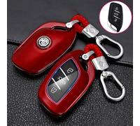 ZGCYK Car Remote Control Key Shell Key Cover for MG ZS MG3 MG4 MG5 Scorpio MG6pro MG MULAN MG Navigator MG HS Key Pouch Key Fob Cover Case Gift Accessories,Redstyle-A