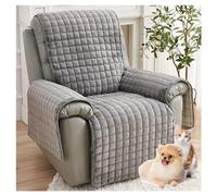 ZGDDPZA Sofa Armrest Cover, Headrest Cover for Recliner Chair Arm Cover,Winter Soft Plush Armchair Slipcover Nonslip Furniture Protector for Pets Leather Sofa Couch