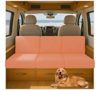 ZGDDPZA Stretch Sofa Cushion Covers for RV Caravan Motorhome Camper Non-Slip Bench Seat & Backrest Slipcovers with Elastic Straps Sofa Protector in Multiple Sizes (Orange,L40-65cm W45-65cm)