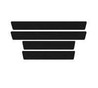 ZGDDS Car Door Sill Protector Strips for Toyota Aygo X AB70 2022-2025, Carbon Fiber Scratch Resistant Entry Guard Threshold Kit