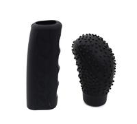ZGDDS Universal Gear Shift Knob Cover for BMW X2 F39 M35i U10 X3 E83 F25 G01 G45 M Competition xDrive30e, PU Silicone Anti-Slip Stick Shifting Handle Protector,Black-B