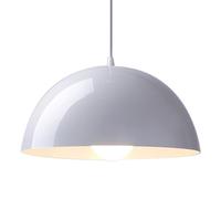 ZGDHWCR Creative Semicircular Hanging Lamp Shade, Simple Style Metal Chandelier, E27 Light Source Single-Head Pendant Light, Porch and Balcony Decoration Lighting Fixtures