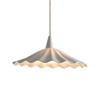 ZGDHWCR Japanese Style Ceramic Chandelier, Personalized Pleated Pendant Lamp Shade, Flush Mount Ceiling Hanging Light, Bedroom and Dining Room Decoration Pendant Light, E27 Base Light Fixtures