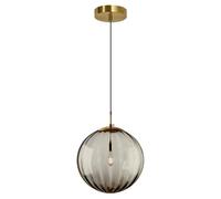 ZGDHWCR Medieval Smoky Gray Glass Chandelier, Modern Style Spherical Pendant Lamp, Flush Mount Ceiling Hanging Light, Kitchen Island Bedroom Living Room Decoration Lighting Fixtures
