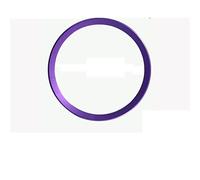 ZGDUGFU Fit For Audi TT 8J MK3 A1 A3 S3 8V A4 B8 A5 8K 8T A6 S6 C7 C8 S5 RS4 Sportback Car Steering Decorate Ring Sticker Trim Cover Styling (Color : Size A Purple)