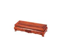 ZGEG Plant Stand Display Base Bracket Ornaments Incense Burner Teapot Flower Pot Vase Bonsai Buddha Statue Crafts Solid Wood Potted Rack