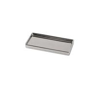 ZGEG Serving Tray Nordic Style Silver Ceramic Tray Light Luxury Jewelry Tray Home Storage Tray Home Rectangular Storage Tray Trays for Eating on Lap(M)
