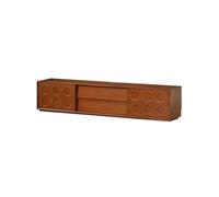 ZGEG TV Cabinet 200cm Solid Wood Entertainment Center with Storage, Rural Living Room Storage Furniture, Suitable for Hotel, Homestay, Etc Television Stand