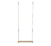 Zgehnao Durability Wood Poultry Swing Rooster Poultry Wood Hanging Swing With Rope For Home Or Farm Poultry Entertainment